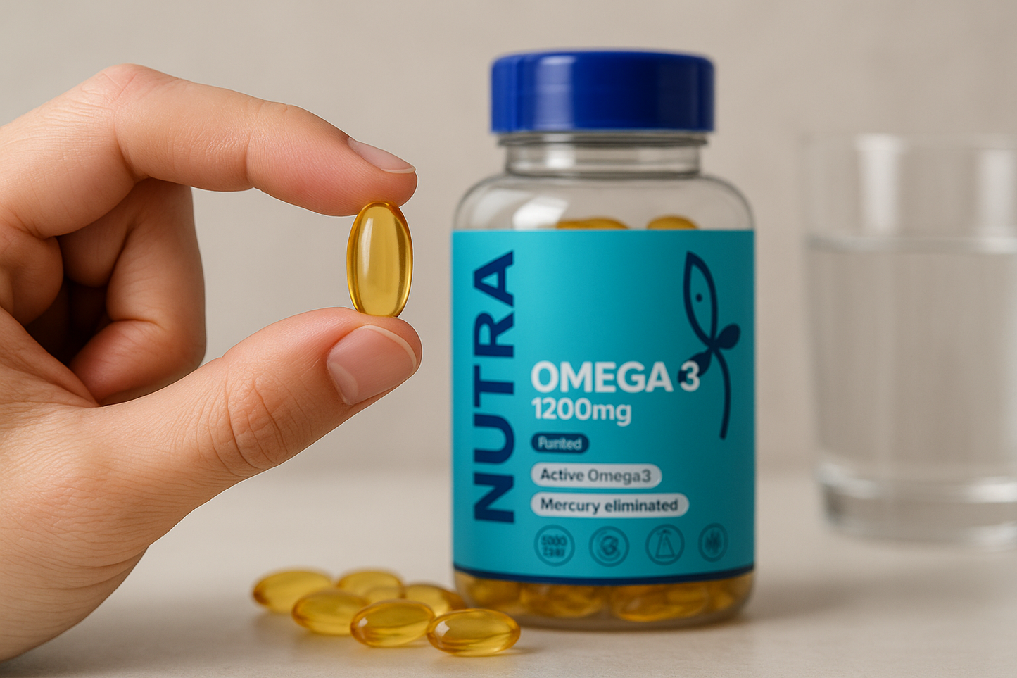 Suplemento revitalizador OMEGA 3 - NUTRA