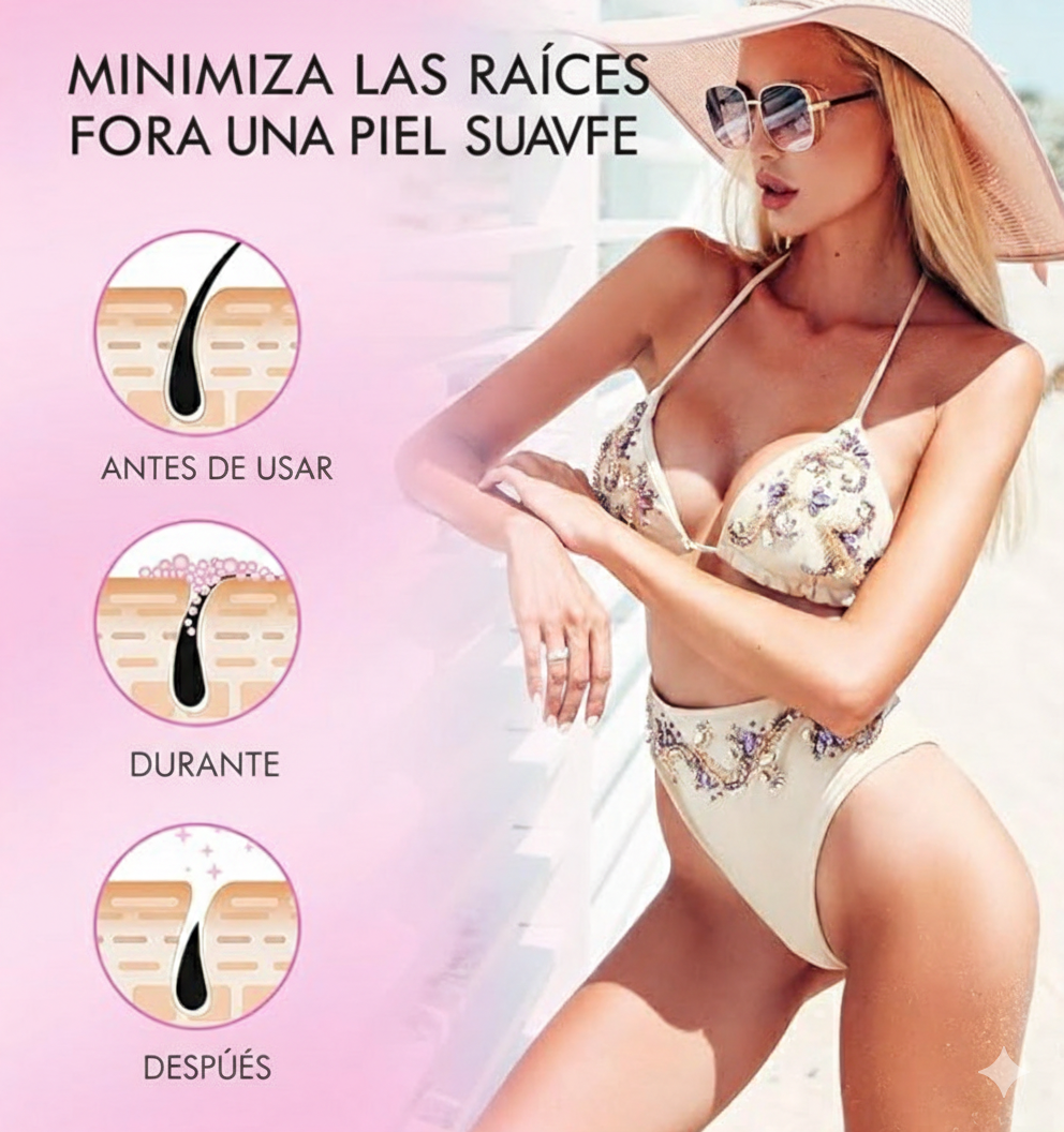 Aceite para Después del Afeitado de Fresa y Vainilla para Mujeres para Piel Suave, + SERUM aclarante para el cuerpo