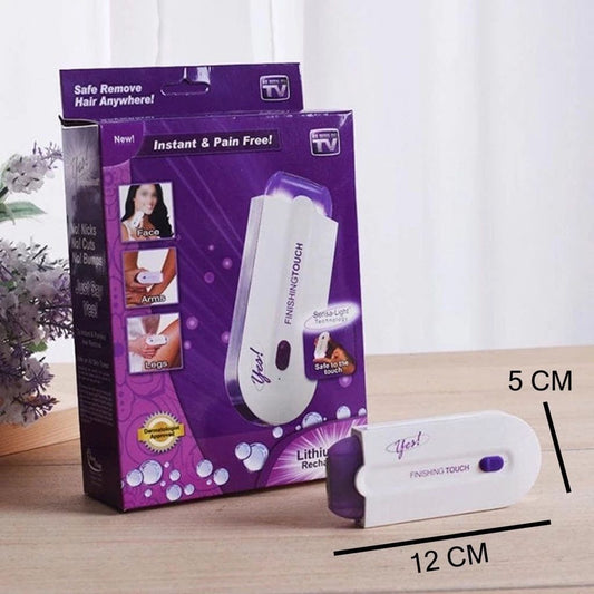 Depiladora 2 en 1 para mujer, unidad recargable de vello corporal facial táctil sin dolor para depilación corporal sin dolor