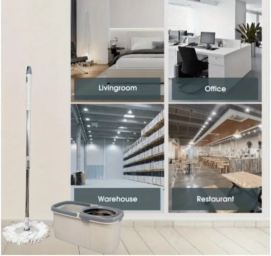 Trapeador giratorio ultrabsorvente