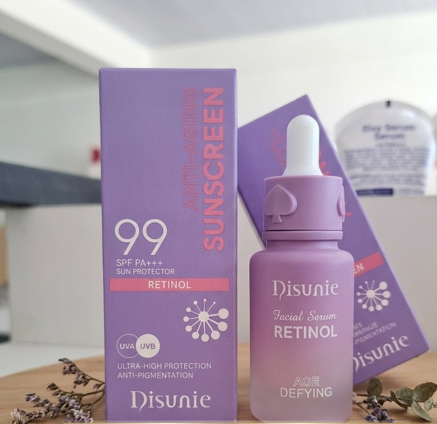 Kit Rutina Antiedad 3 en 1 – Retinol + SPF 99