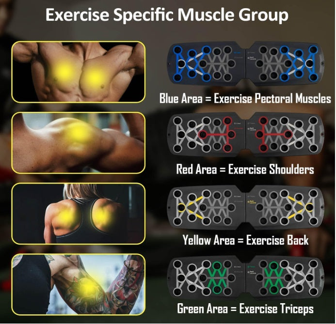 Tabla de flexiones, gimnasio en casa, equipo de ejercicio portátil